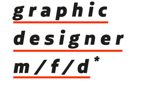 graphic designer (m/f/d)*